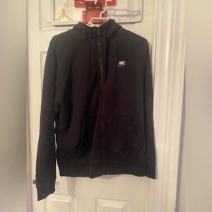 Men’s black Nike zip up